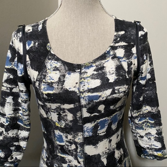 RACHEL ROY Abstract Bodycon Dress - Size Medium - Picture 2 of 8